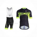 2021 Maillot Cyclisme Nalini Noir Jaune Manches Courtes Et Cuissard (5)